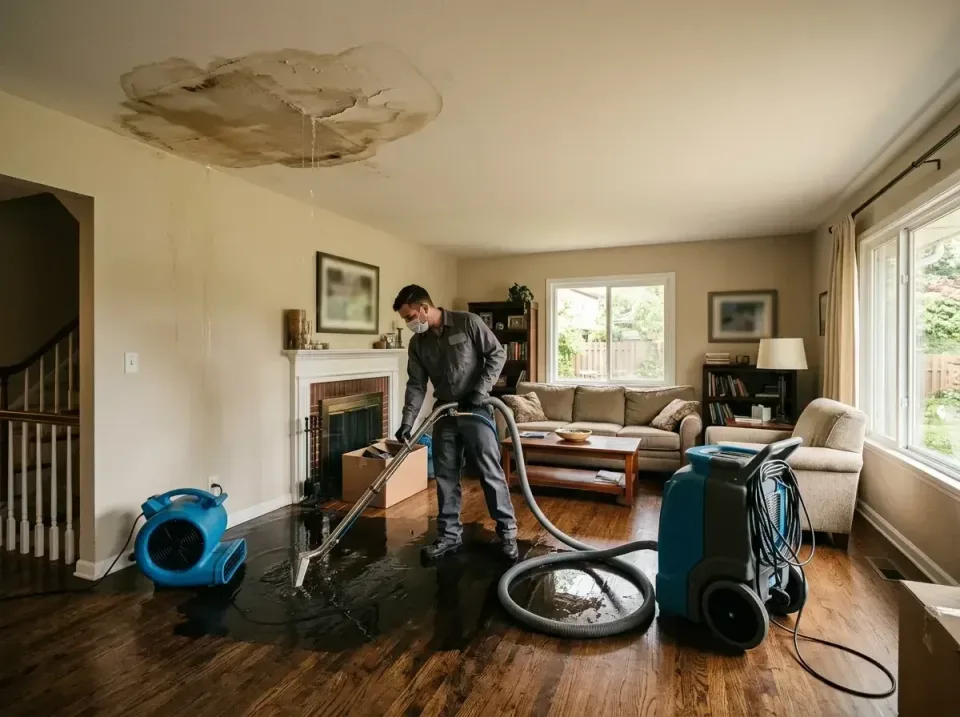 attic-pipe-burst-ceiling-drip-008 — frequently asked questions, Water Damage Restoration & Carpet Care in Kenmar, PA